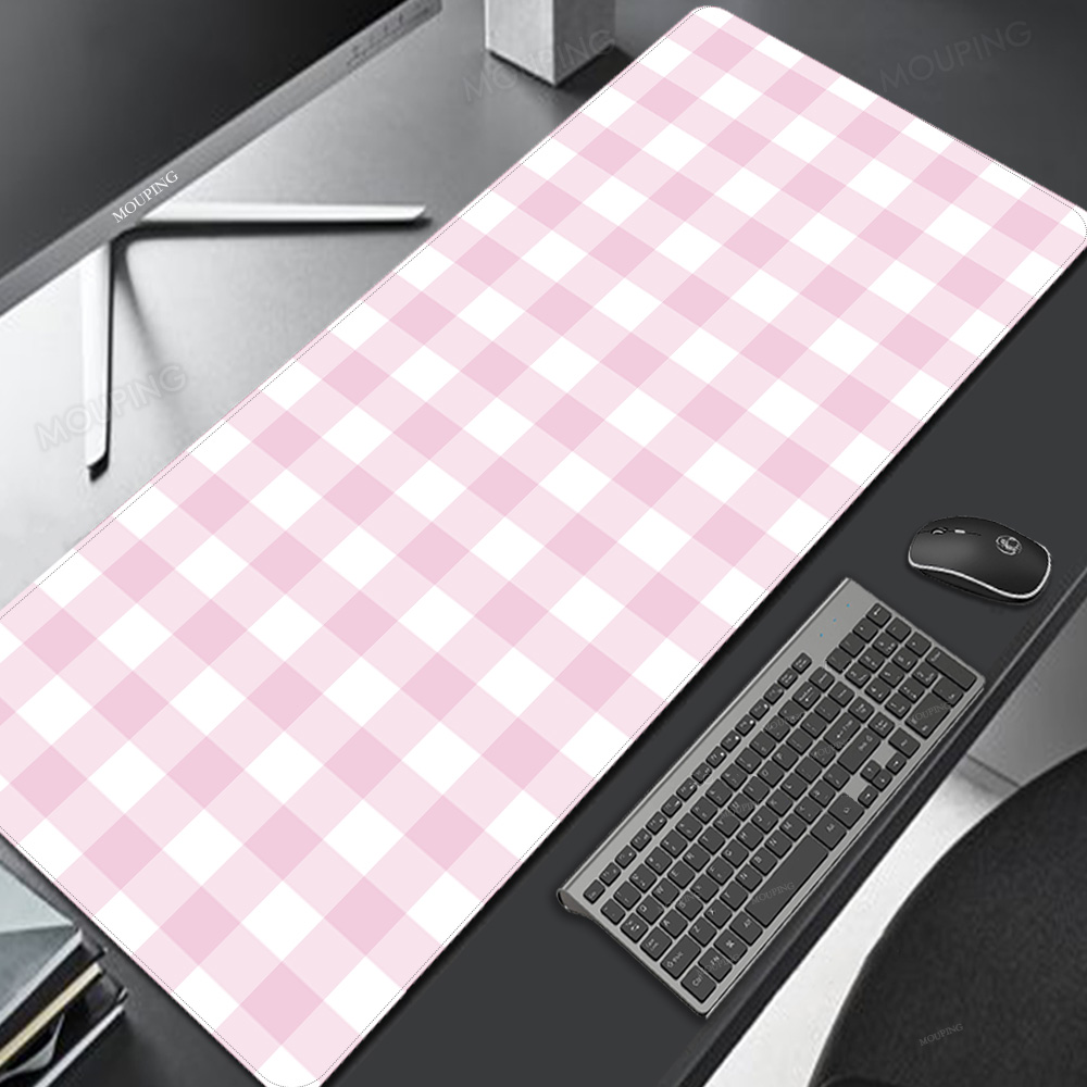 Pink Lattice Mouse Pad Kawaii  - огляд і ціна Gaming Keyboard Mouse Combo