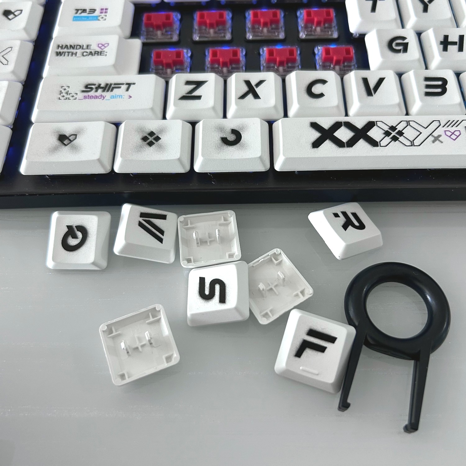 DIY PBT keycaps suitable for L - огляд і ціна Gaming Keyboard Tkl