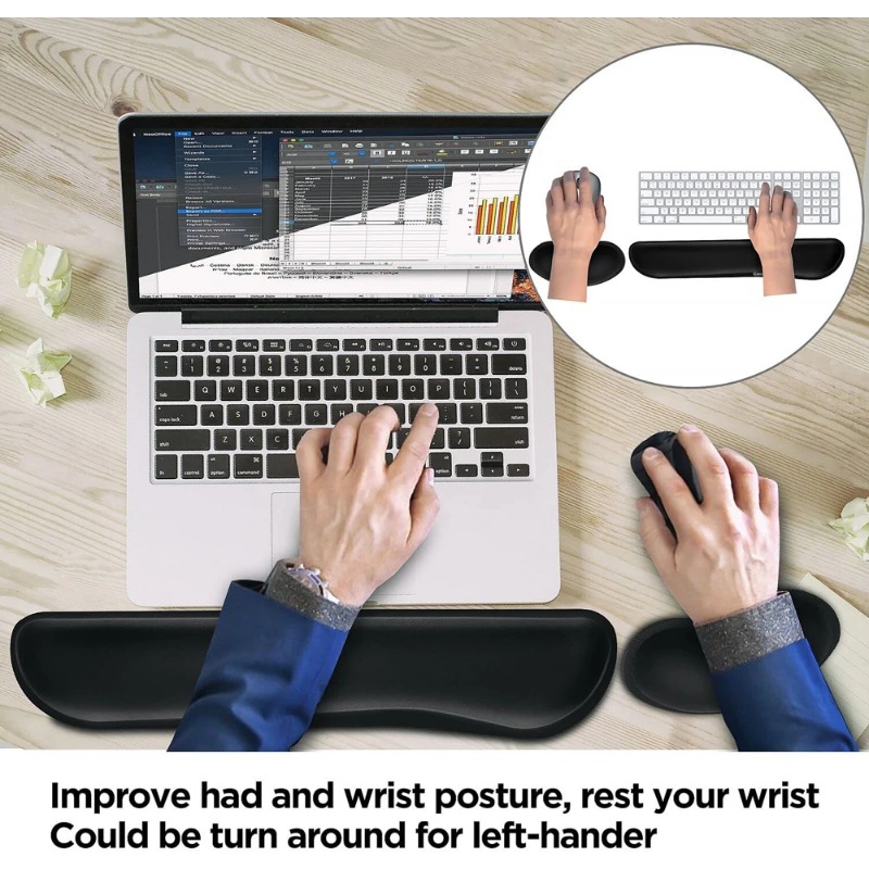 Ergonomic Keyboard Wrist Rest  - огляд і ціна Gaming Keyboard Ergonomic