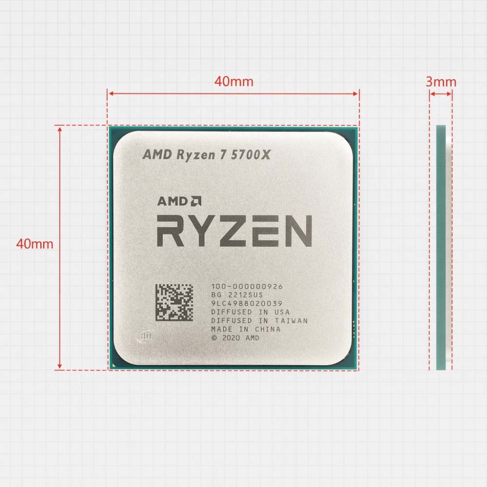 7NM AMD Ryzen 7 5700X AM4 CPU  - огляд і ціна Amd Cpu Ryzen 7
