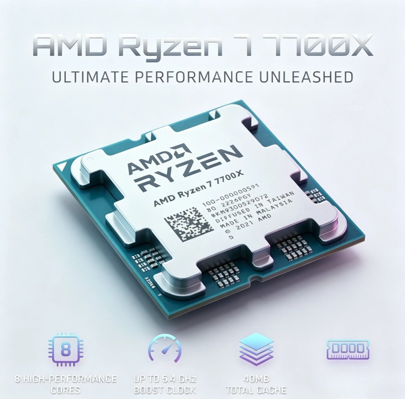 AMD Ryzen 7 7700X R7 7700X CPU - огляд і ціна Amd Cpu Ryzen 7