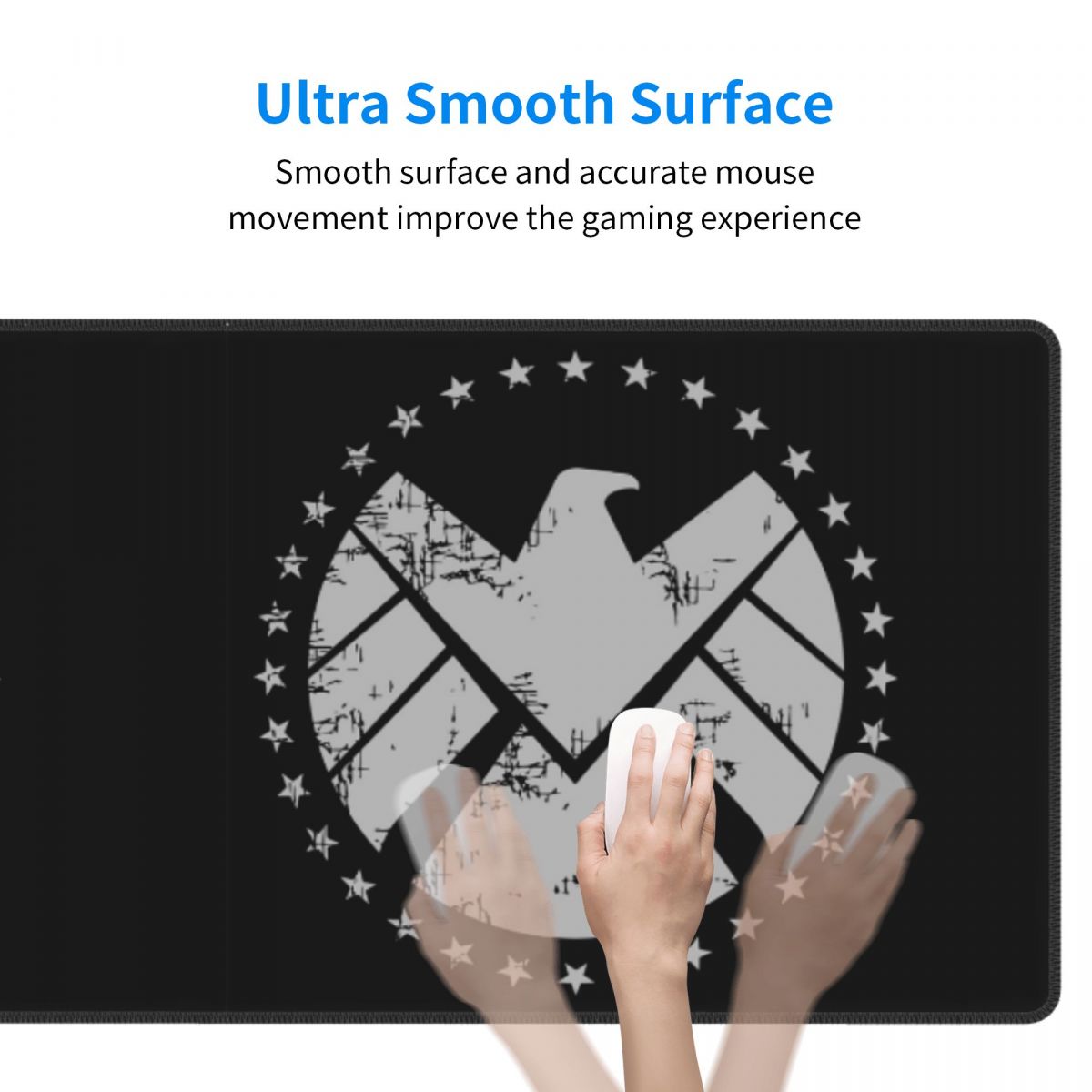 Large Mouse Pad Shield Agent T - огляд і ціна Gaming Keyboard Training