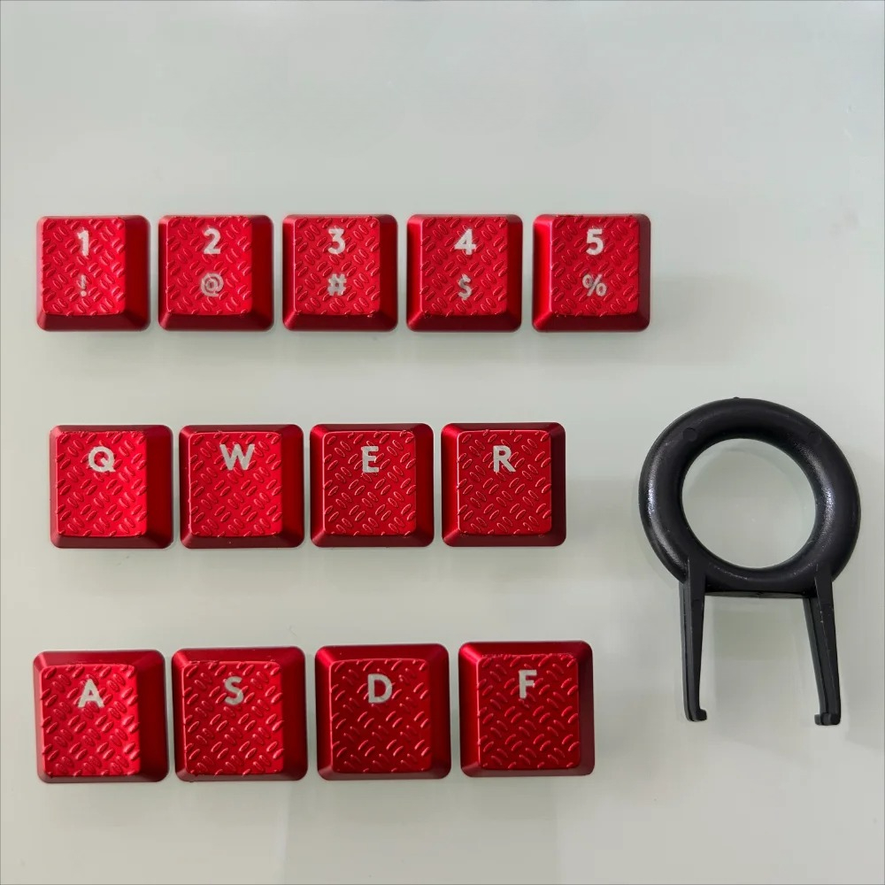 DIY Red Translucent Keycaps fo - огляд і ціна Gaming Keyboard Tkl