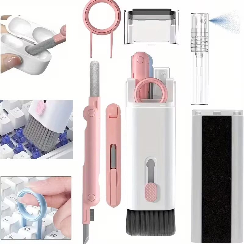 7 In 1 Earphone Cleaner Brush  - огляд і ціна Keycap Puller Ring