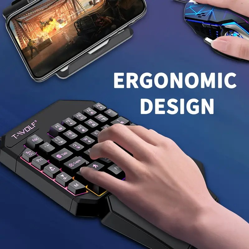 FocusOnPC TF900 2-in-1 Mobile  - огляд і ціна Gaming Keyboard Mouse Combo
