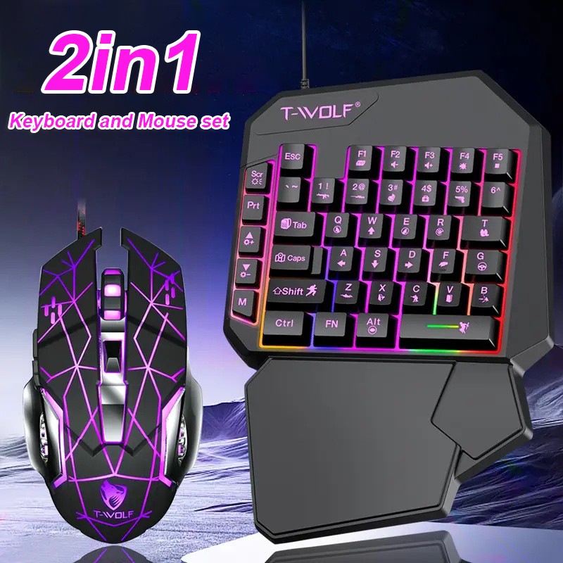 FocusOnPC TF900 2-in-1 Mobile  - огляд і ціна Gaming Keyboard Mouse Combo
