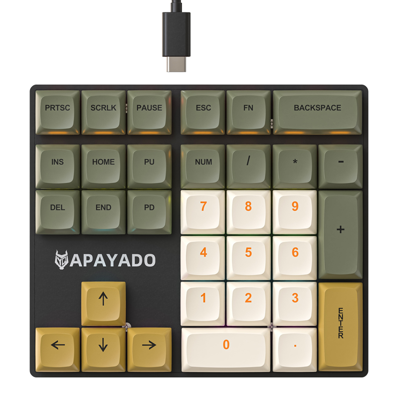 K33 Wired Mechanical Numeric K - огляд і ціна Gaming Keyboard 1 Hand