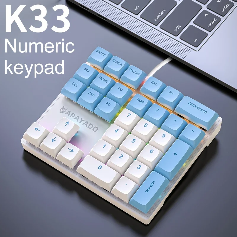 K33 Wired Mechanical Numeric K - огляд і ціна Gaming Keyboard 1 Hand