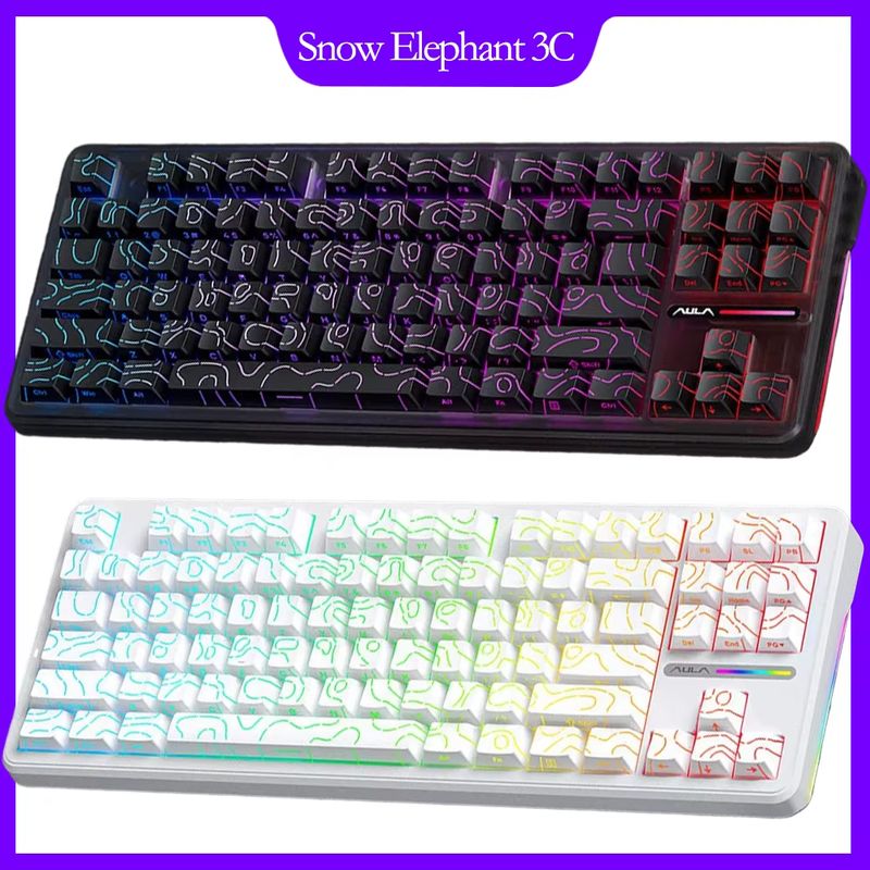 Aula F87 Wireless Mechanical K - огляд і ціна Gaming Keyboard Tkl